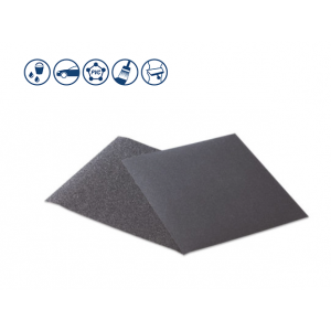 Feuille abrasives a sec