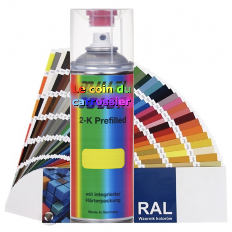 Bombe de peinture RAL brillant direct - Bi Composant