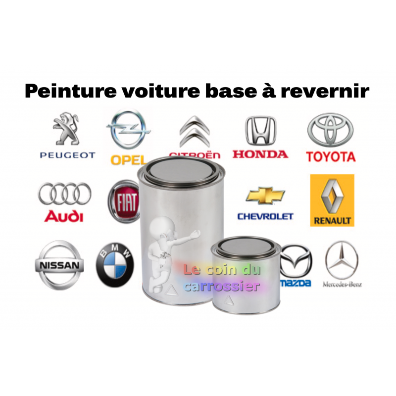 Peinture voiture, Base à revernir