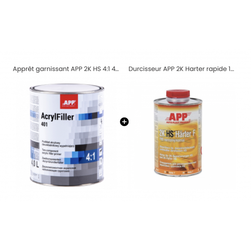 Kit apprêt garnissant APP 2K HS 4:1  5 litres