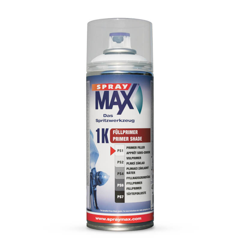 Bombe d'apprêt Spray Max 1K   Blanc
