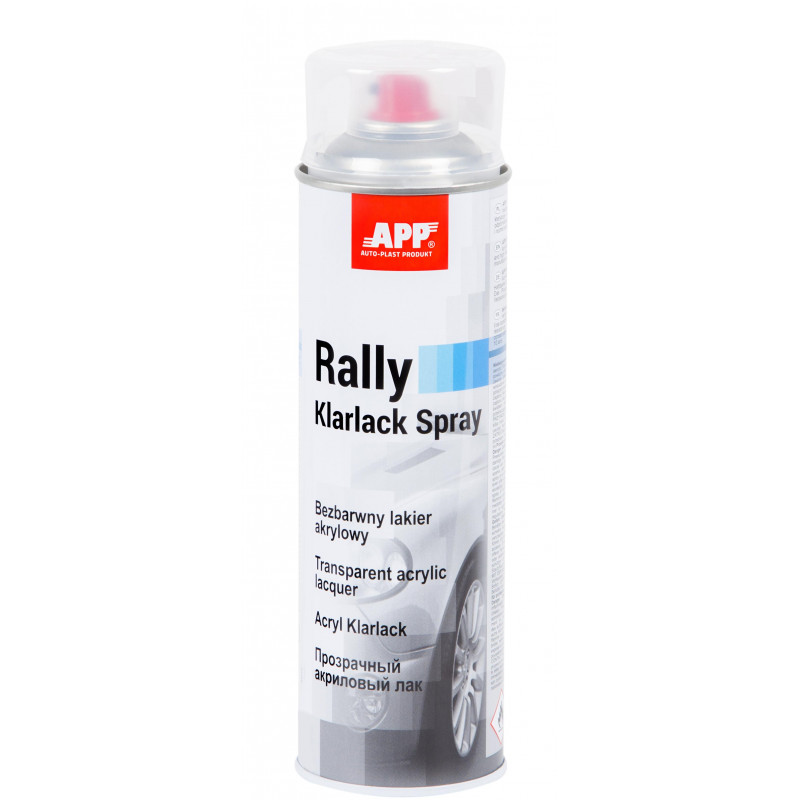 APP Rally Color Spray Bombe peinture Noir brillant, Peinture et vernis  acrylique, Noir brillant