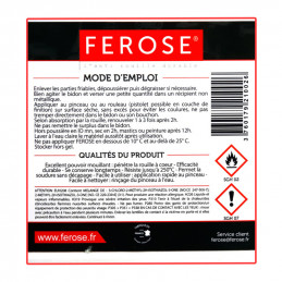 Traitement curatif anti rouille convertisseur de rouille Ferose - bidon 1  litre