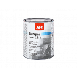 Peinture noir structurante 1k pour plastique