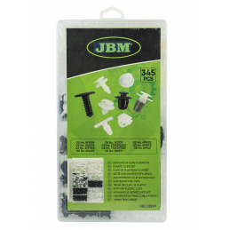 JBM Tools, Set de clips intérieurs en plastique pour Peugeot / Citroen