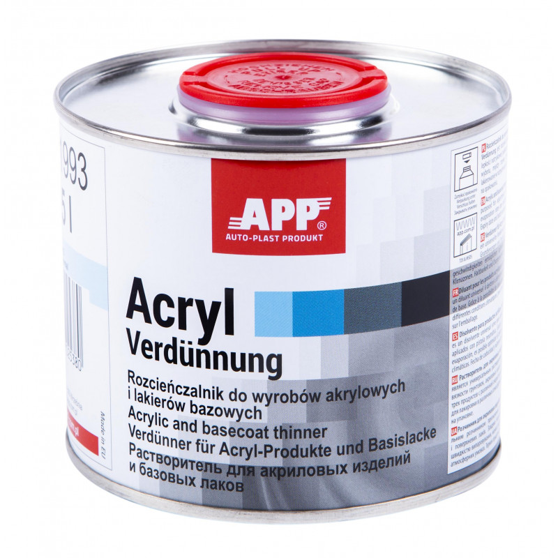 Diluant APP ACRYL 0,5 litre