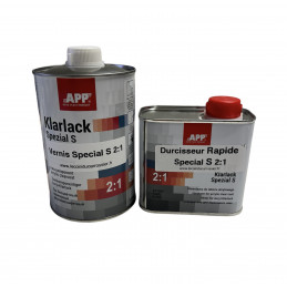 Kit vernis 2k HS 1,5 litres