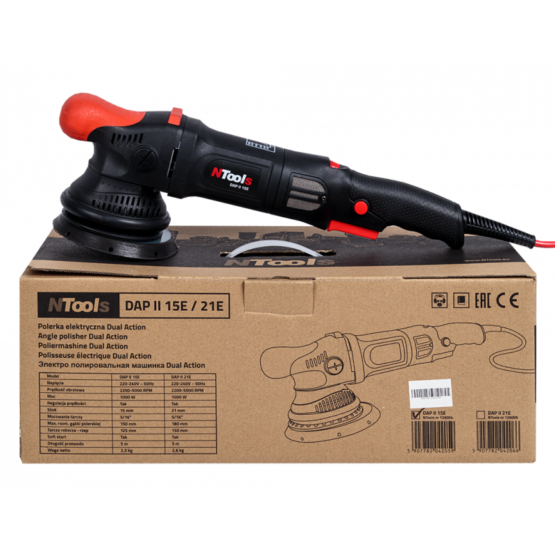 Polisseuse Dual action Ntools DAP II 15E