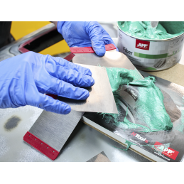 Kit spatules a mastic acier