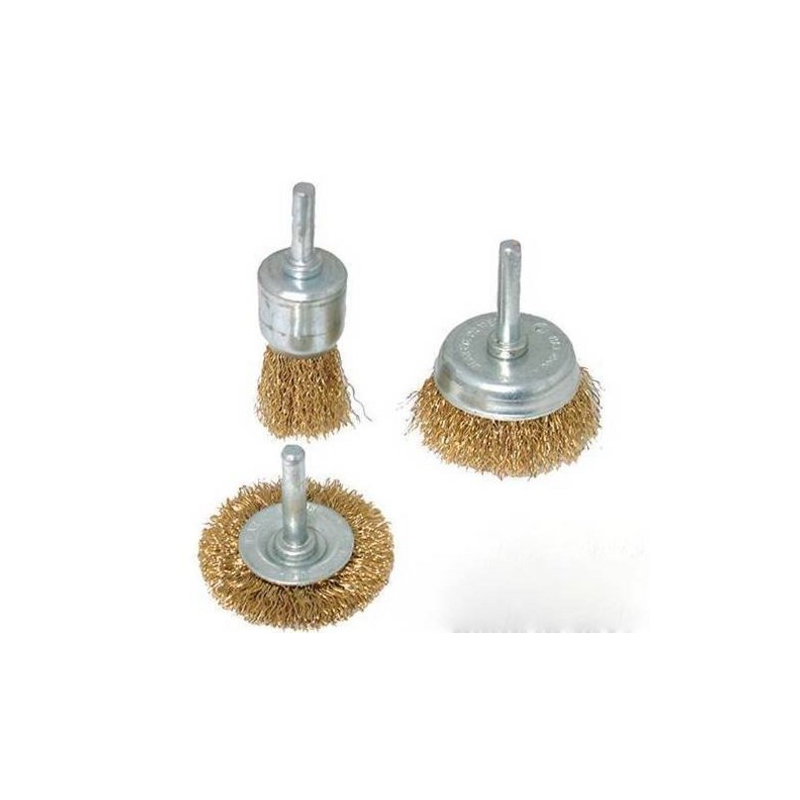 Jeu de 3 brosse métalliques