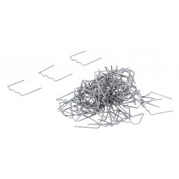 Agrafes plastiques plates 0,6 mm