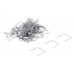 Agrafes plastiques plates 0,6 mm