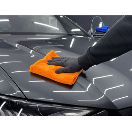 3 chiffons microfibre bleu pour nettoyage automobile