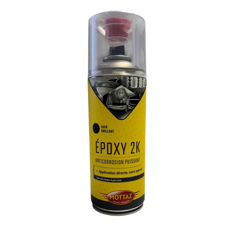 Aérosol époxy noir brillant 2K Aérosol époxy noir brillant 2K