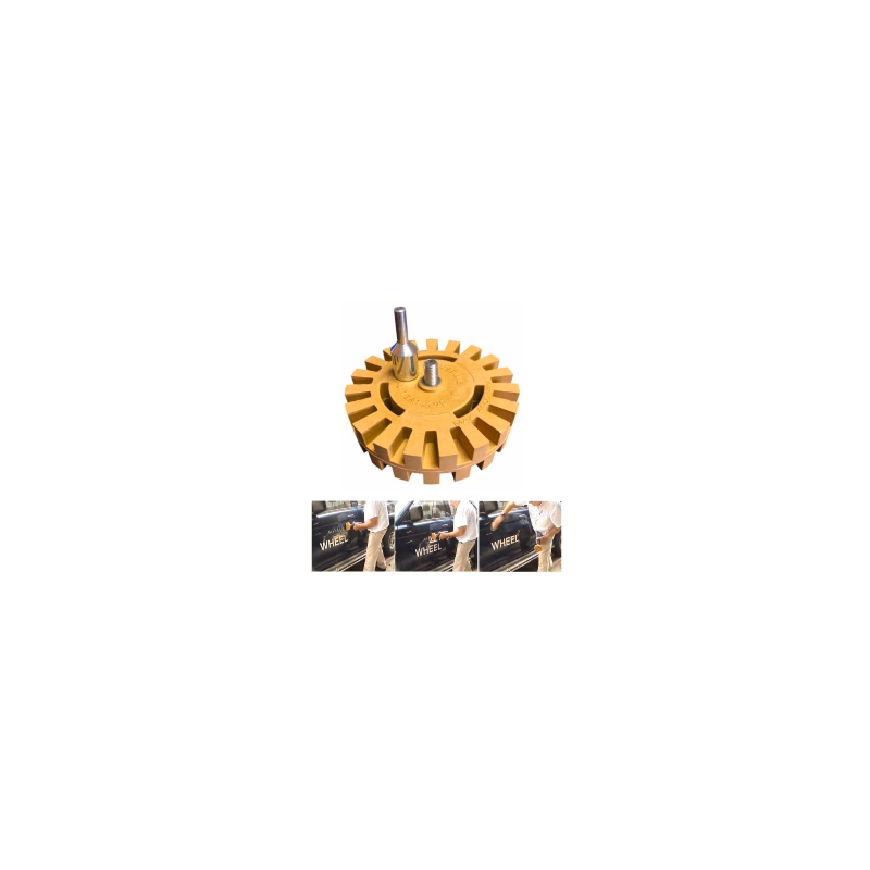 Disque gomme dentelé ø 100mm