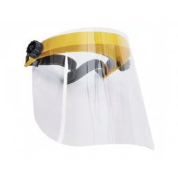 Écran de protection faciale transparent