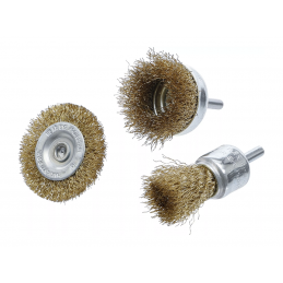 Jeu de 3 brosse métalliques