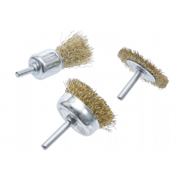Jeu de 3 brosse métalliques