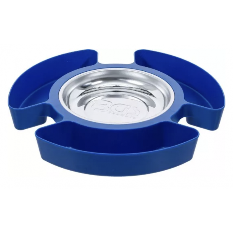 Bol magnétique avec 3 plateaux en matière plastique 150 mm Bol magnétique avec 3 plateaux en matière plastique 150 mm