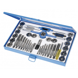 Tarauds et filières 40 pcs silverline