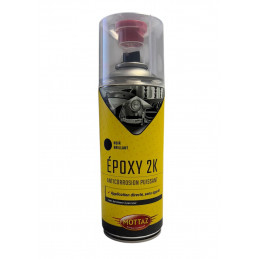 Aérosol époxy noir brillant 2K