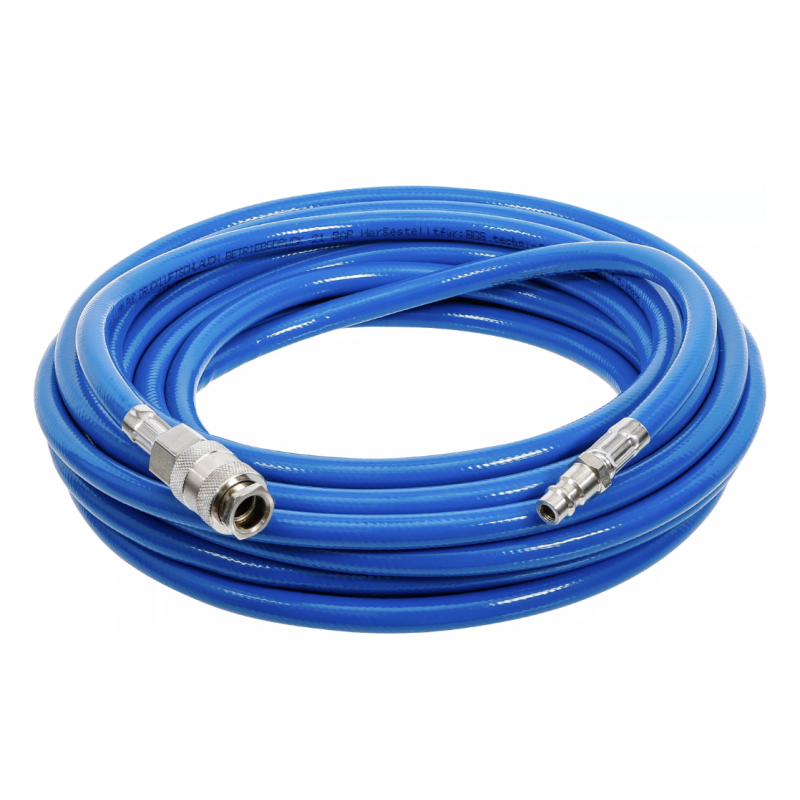 Tuyau 6x11 air comprimé 10 m avec raccord Tuyau 6x11 air comprimé 10 m avec raccord