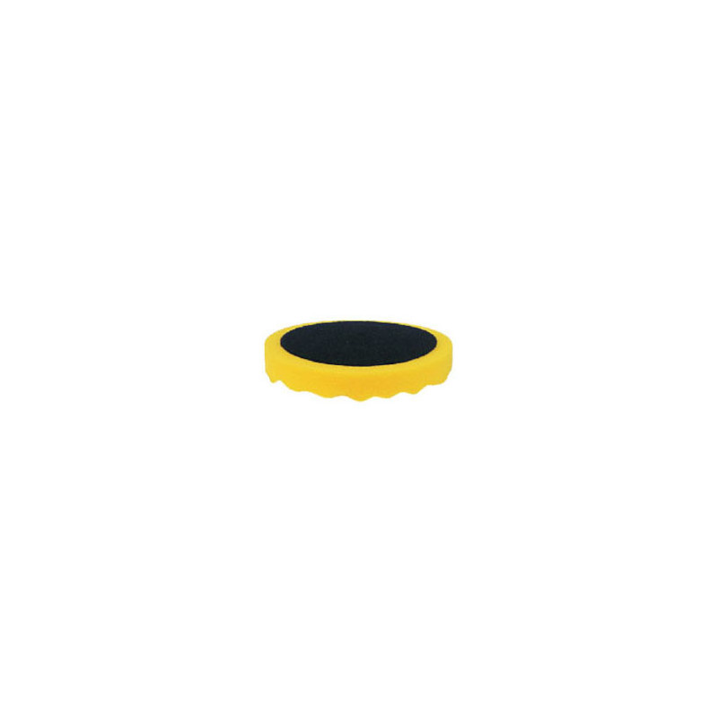 Mousse de polissage gauffré Ø150mm jaune Mousse de polissage gauffré Ø150mm jaune