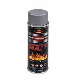 Peinture haut température gris 400ml champion color