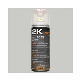 Peinture aérosol 2K PRO brillant RAL 7035 gris clair 400 ml