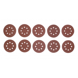Jeu de 25 disques abrasives Ø 125 mm grain  40 à 180