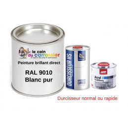 Kit peinture RAL 9010 6Kg blanc pur