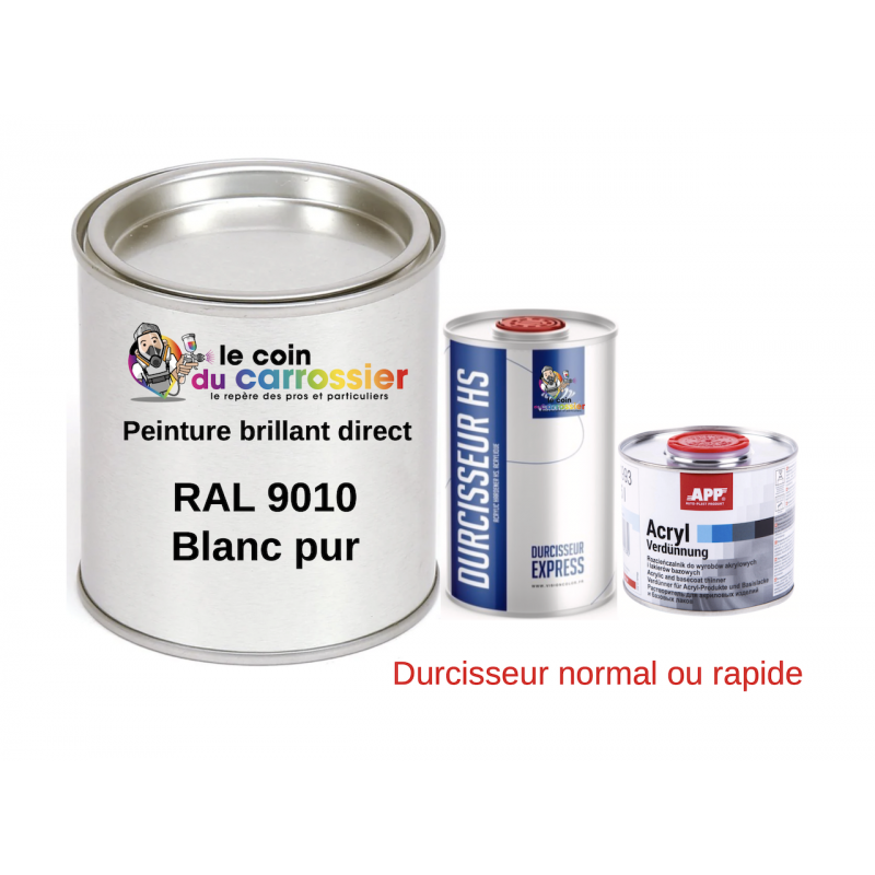 Kit peinture RAL 9010 6Kg blanc pur