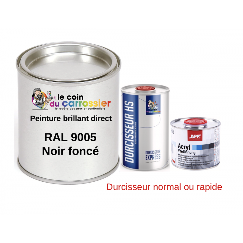 Kit peinture RAL 9005 6Kg