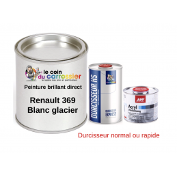 Kit peinture 3 kg Renault 369  blanc glacier