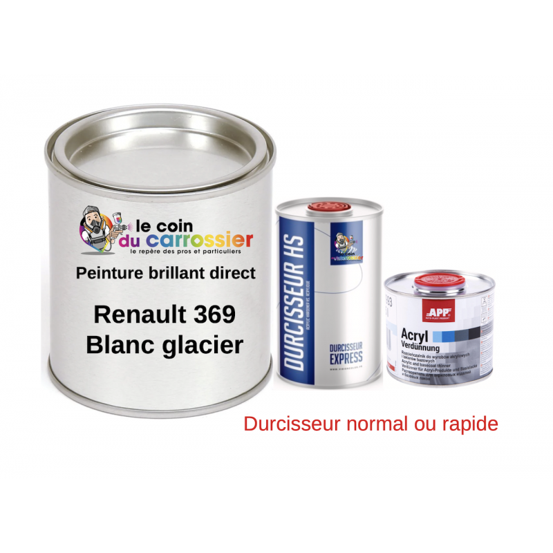 Kit peinture 6 kg Renault 369  blanc glacier