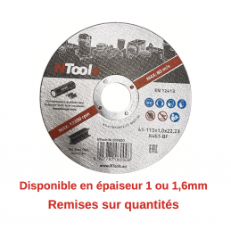 Disque à tronçonner Ø 115