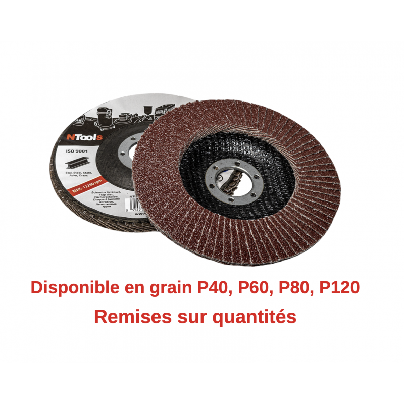 Disque à lamelle corindon Ø125mm