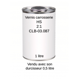 Kit vernis 1,5 litres HS...