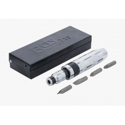 Tournevis impact avec embouts 5 pièces