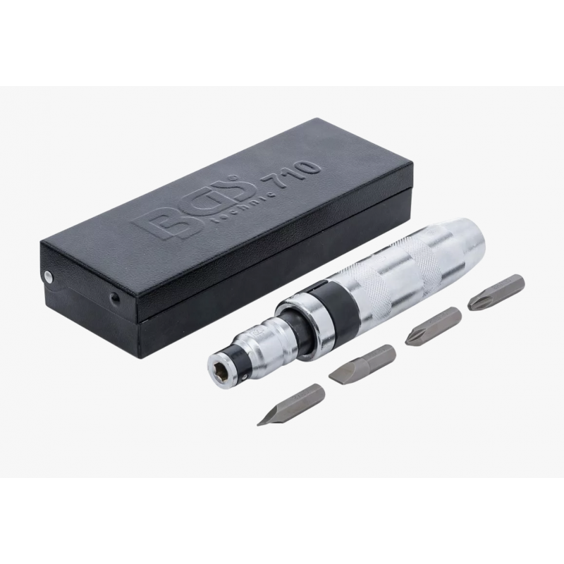 Tournevis impact avec embouts 5 pièces