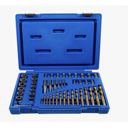 Jeu d’extracteurs de vis et écrous avec mèches gauches