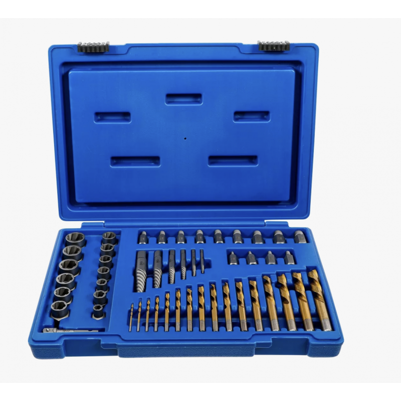 Jeu d’extracteurs de vis et écrous avec mèches gauches