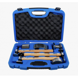 Mallette de tas et marteaux de carrosserie 7 pièces