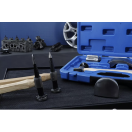 Mallette de tas et marteaux de carrosserie 7 pièces