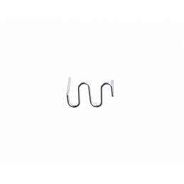 Jeu d’agrafes de réparation plastique forme ondulée 0,6 mm