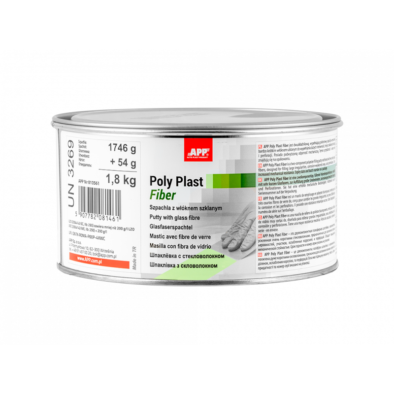 Mastic fibre de verre plast fiber 1,8kg