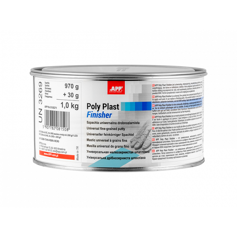 Mastic poly plast Finisher 1 litre